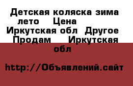 Детская коляска зима-лето  › Цена ­ 6 000 - Иркутская обл. Другое » Продам   . Иркутская обл.